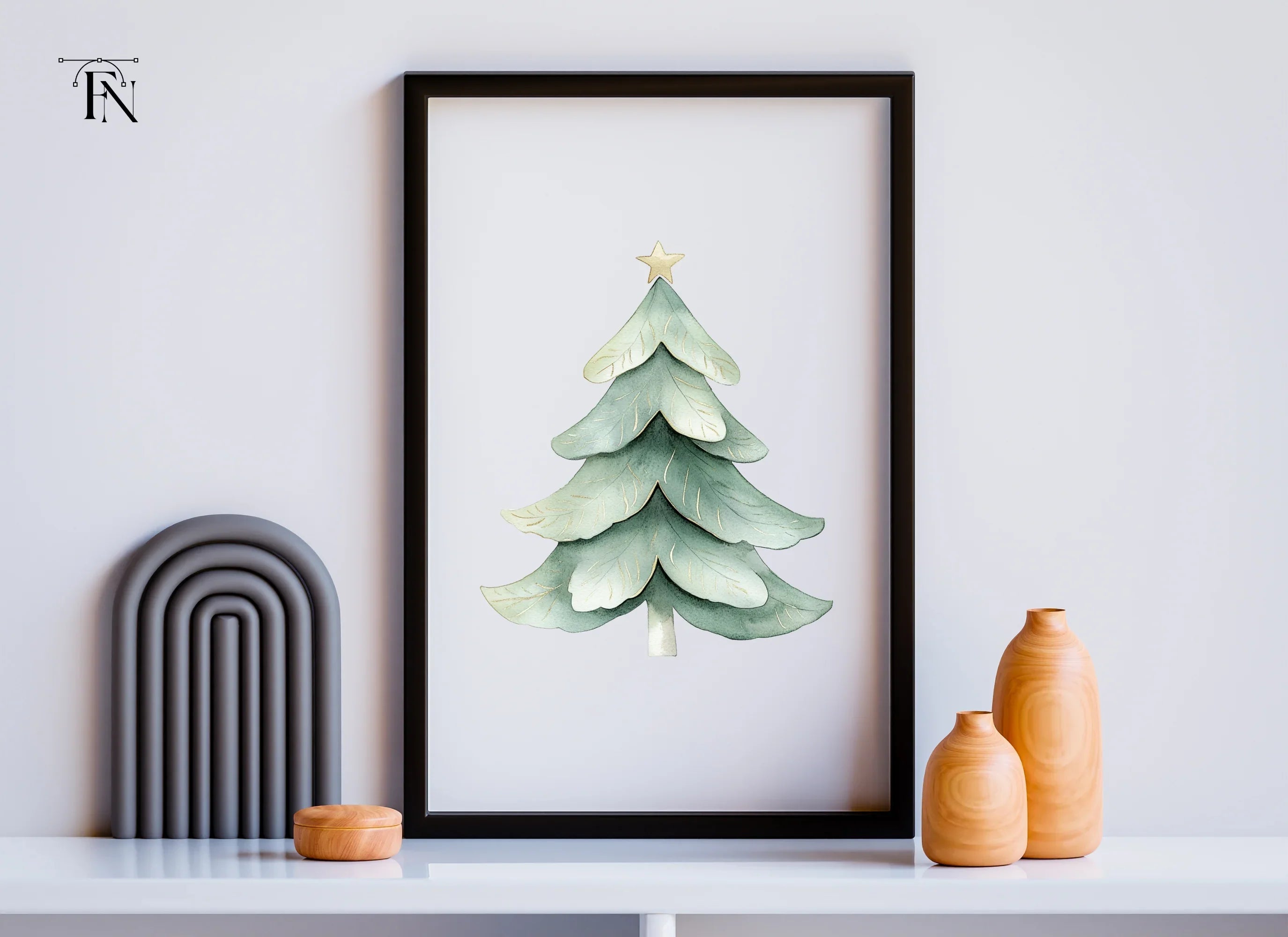 Christmas Tree Clipart Bundle