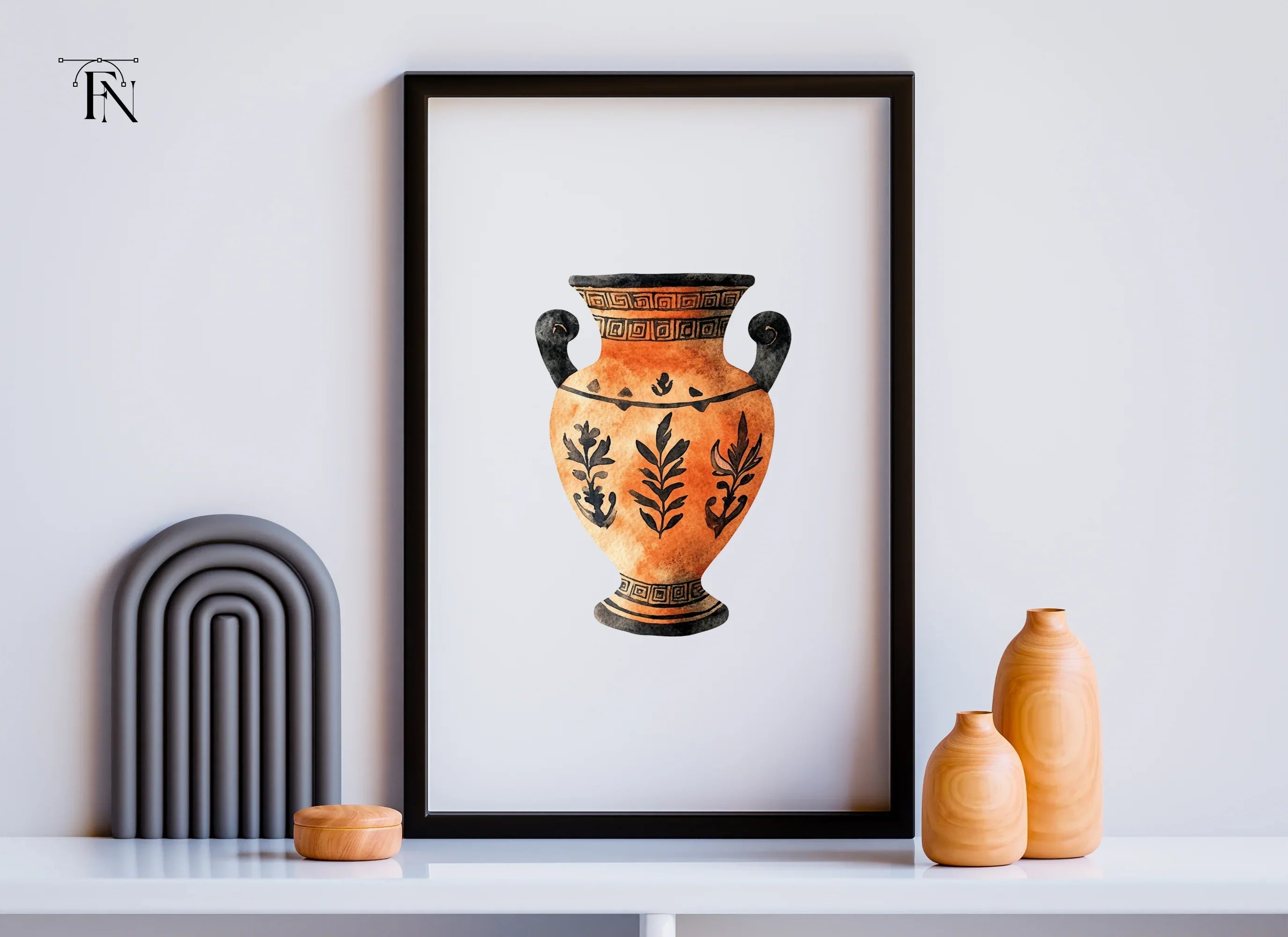 Ancient Greek Amphora Clipart Bundle