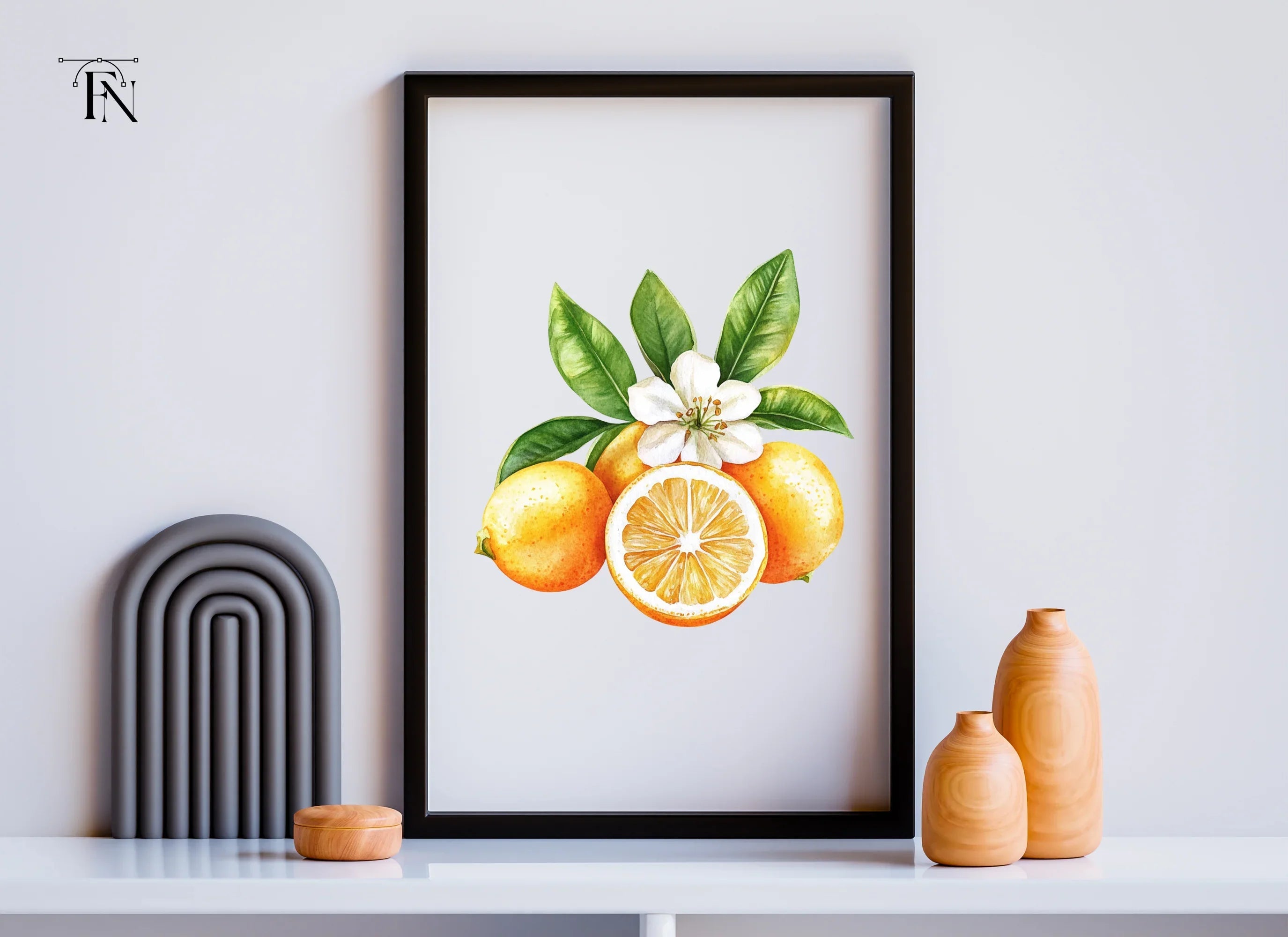 Citrus Fruit Clipart Bundle