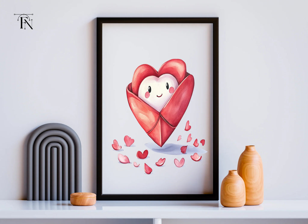Sweet Heart Envelope Clipart Bundle