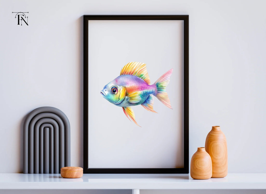 Colorful Goldfish Clipart Bundle