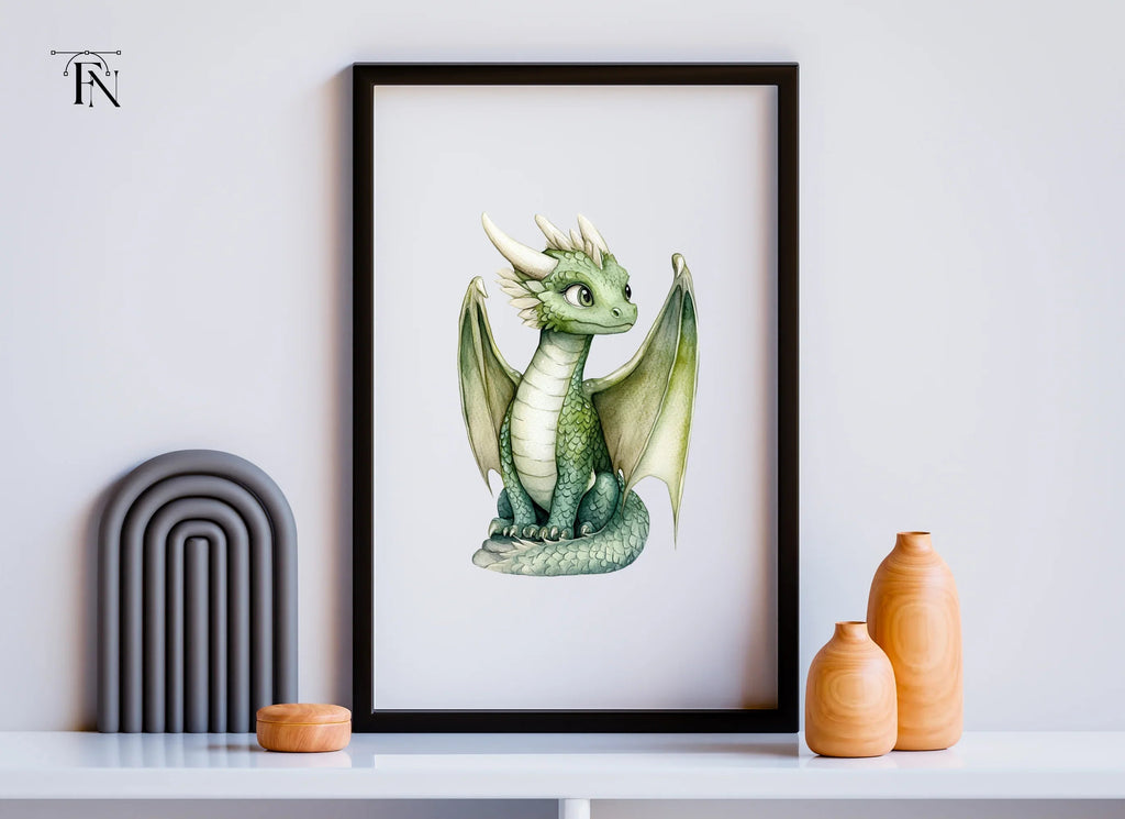 Green Dragon Clipart Bundle