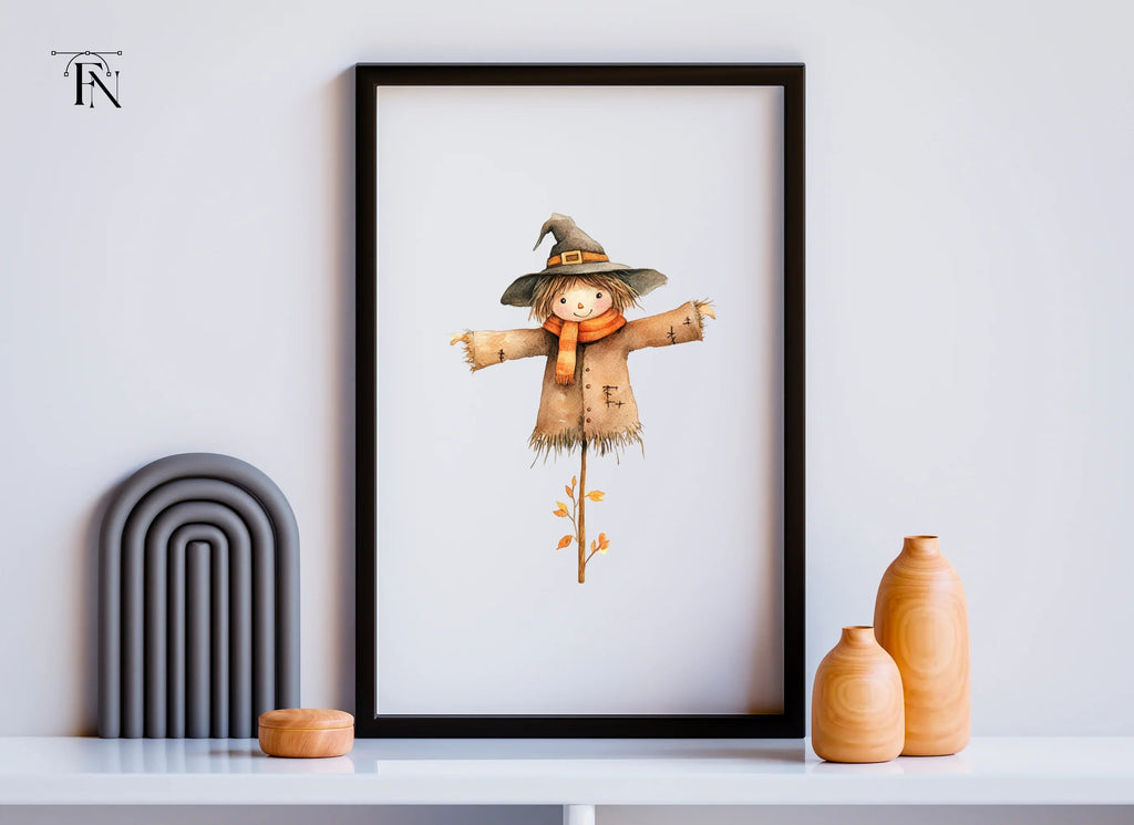 Cute Scarecrow Clipart Bundle