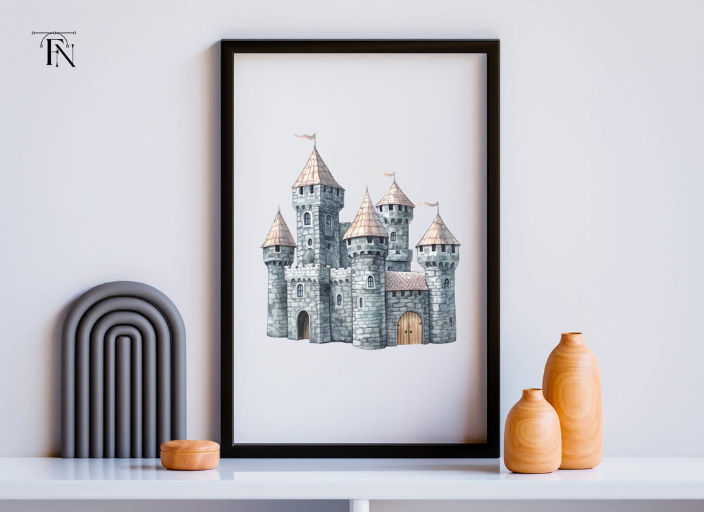 Fantasy Medieval Castle Clipart Bundle