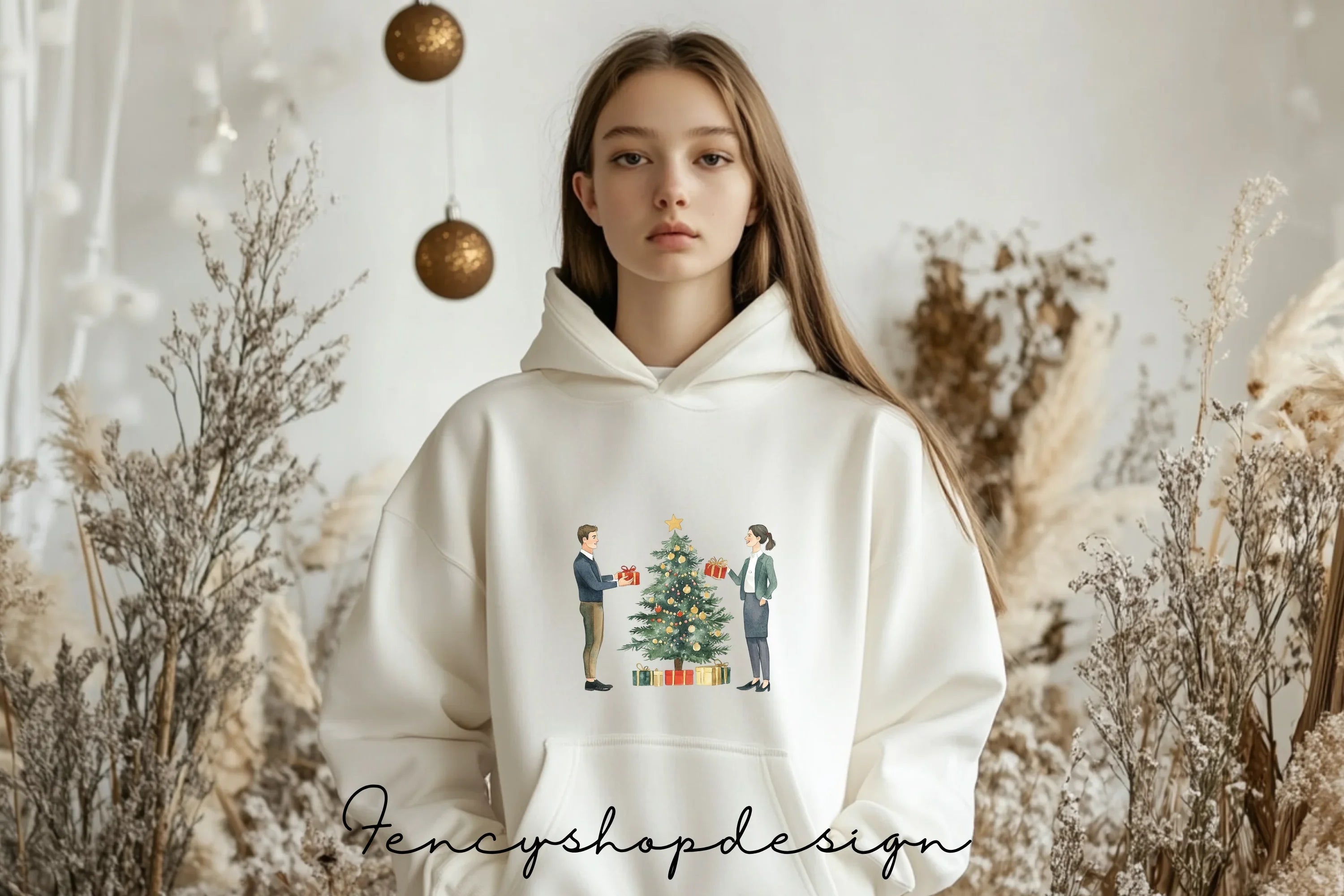 Holiday Gift Exchange Clipart Bundle