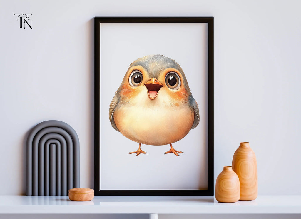 Happy Baby Bird Clipart Bundle