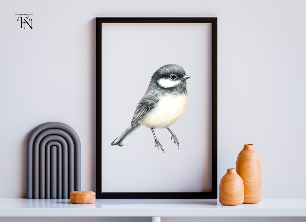 Charming Chickadee Bird Clipart Bundle