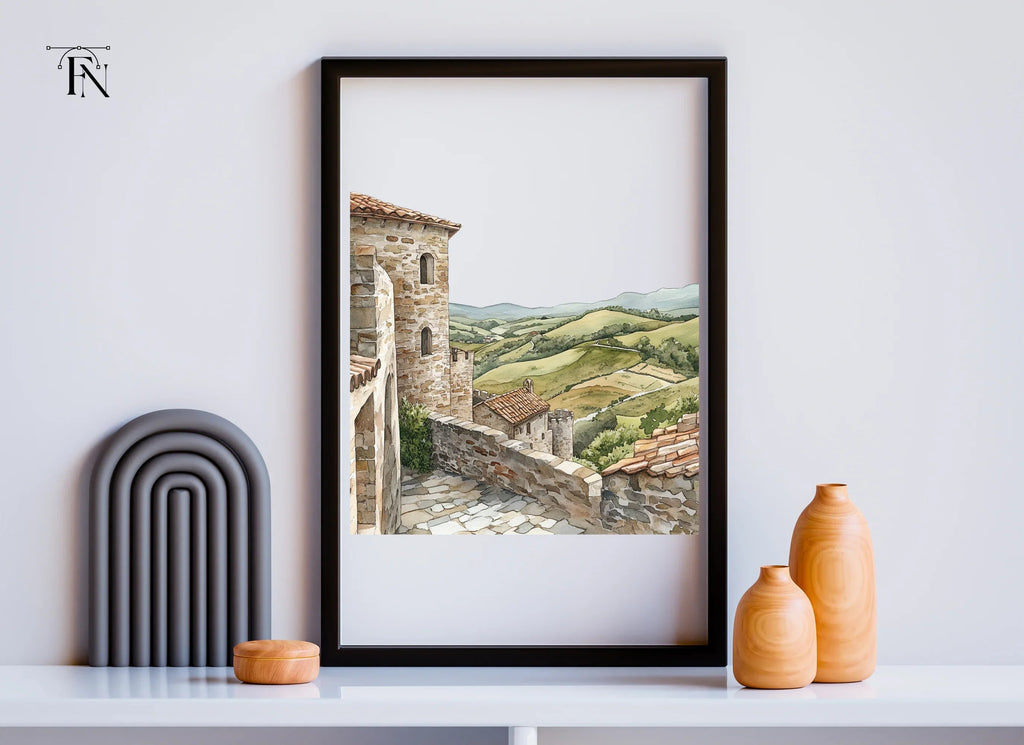 Tuscan Village Clipart Bundle