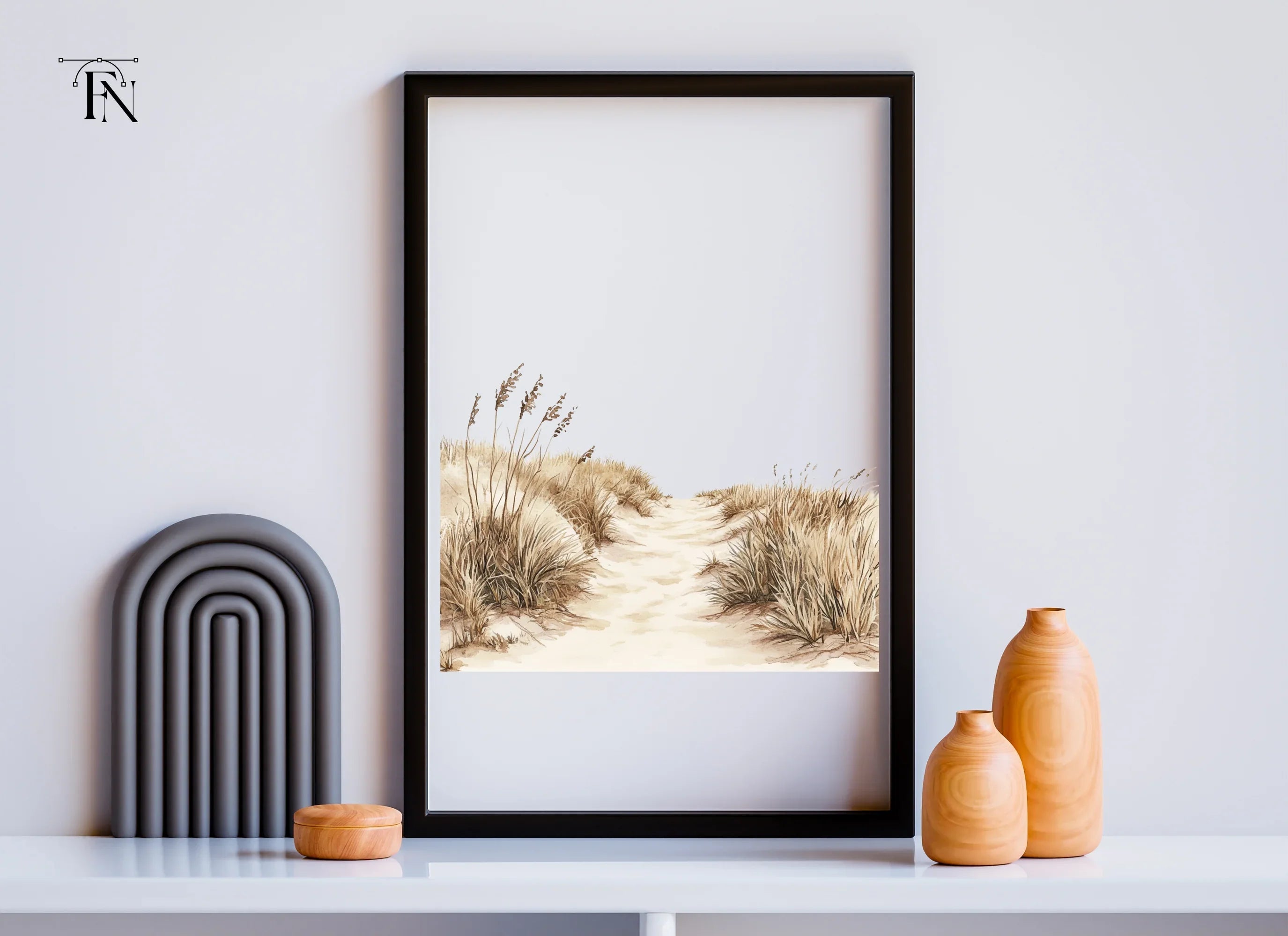 Beach Dune Grass Clipart Bundle