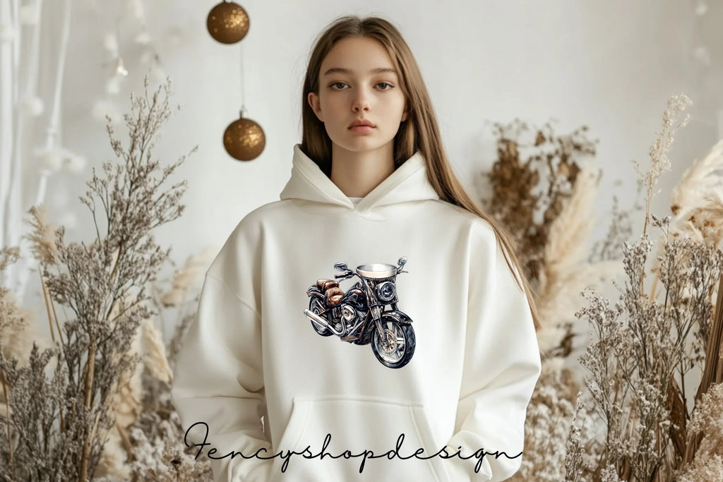 Classic Motorcycle Clipart Bundle