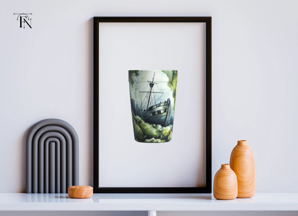 Sunken Shipwreck Clipart Bundle