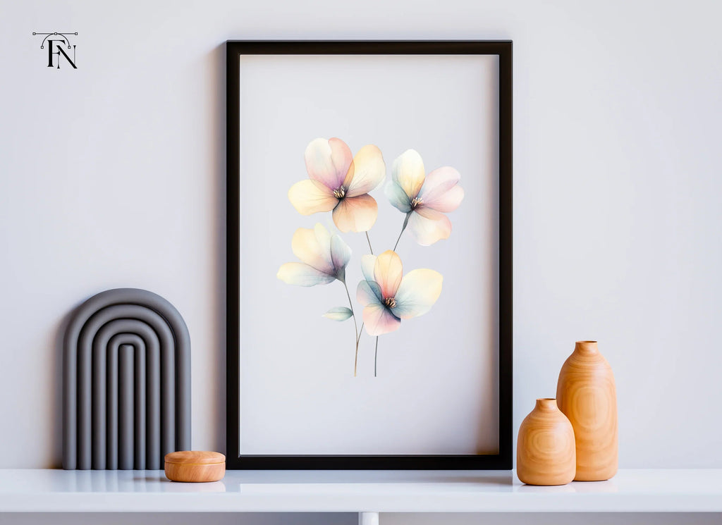 Translucent Floral Clipart Bundle