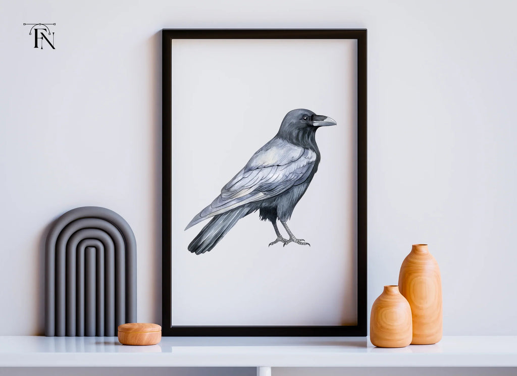 Black Crow Clipart Bundle