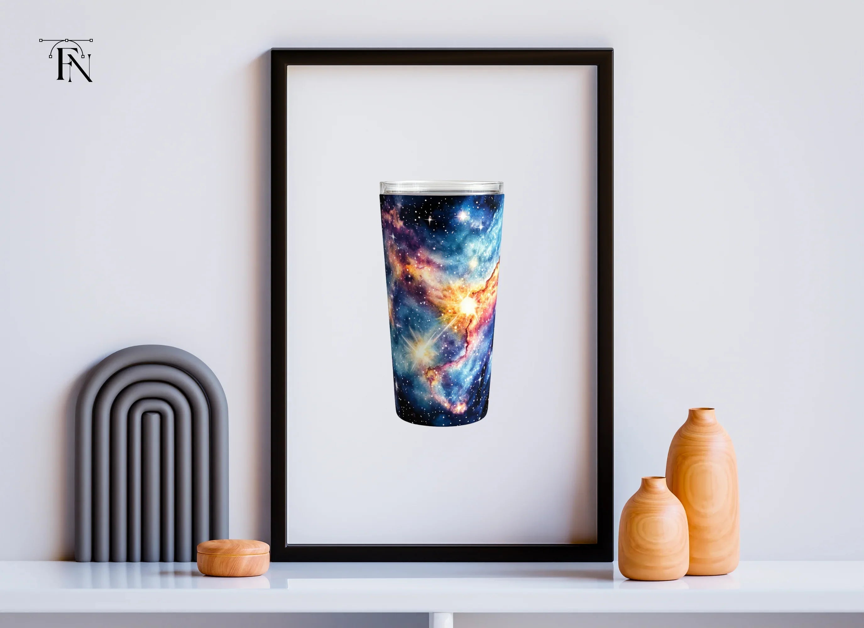 Galaxy Tumbler Clipart Bundle
