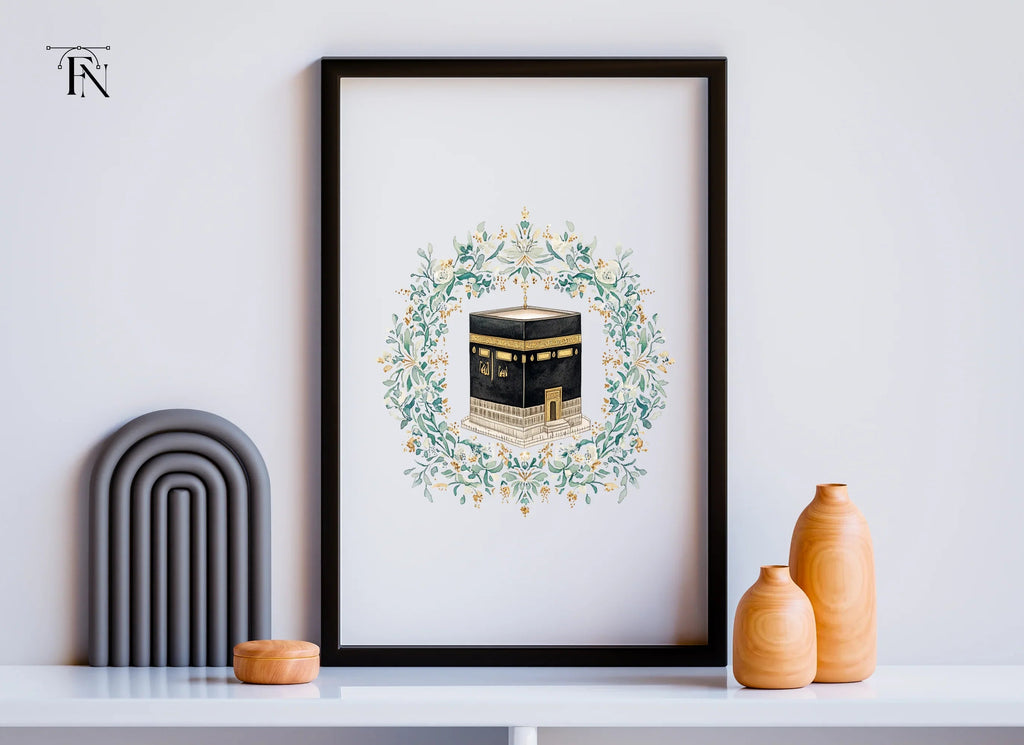 Kaaba Floral Wreath Clipart Bundle