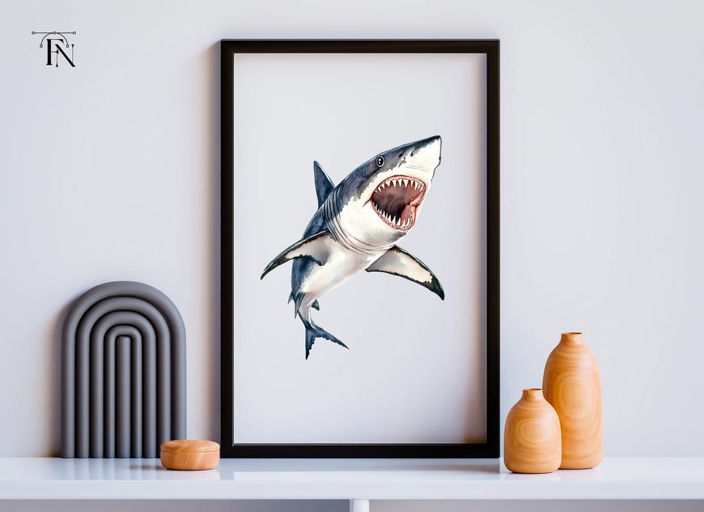 Aggressive Shark Jaws Clipart Bundle
