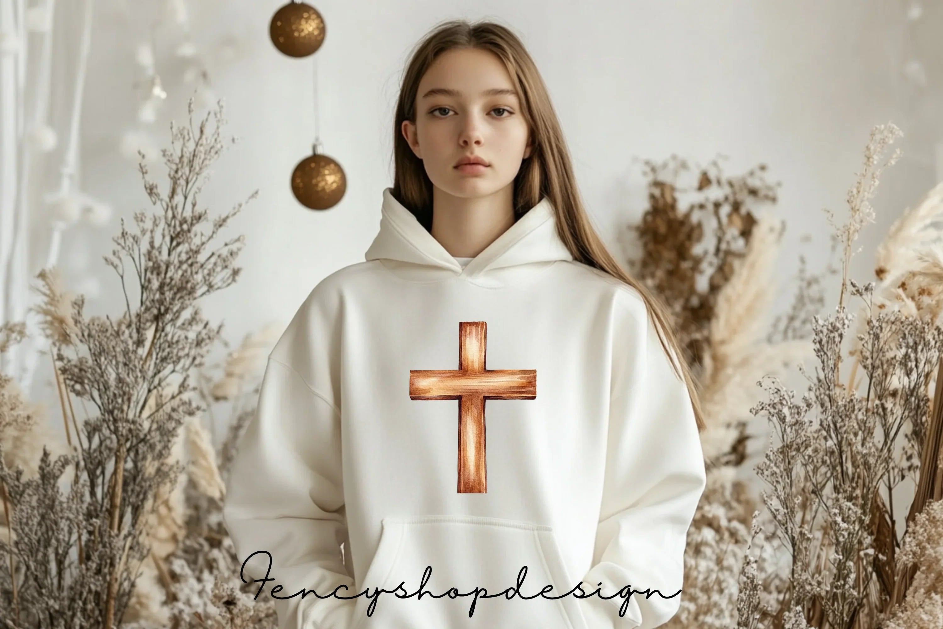 Wooden Crosses Clipart Bundle