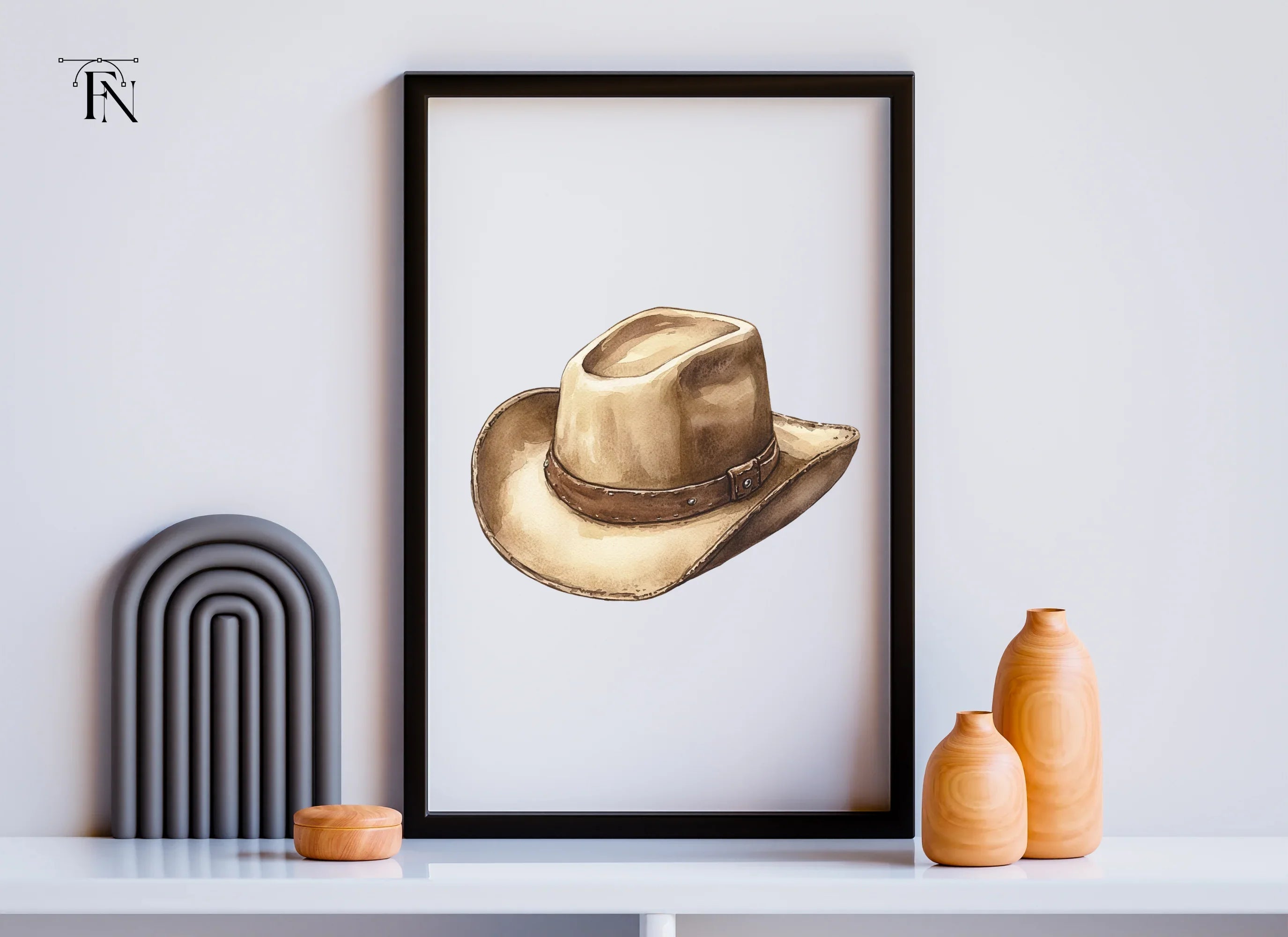 Rustic Cowboy Hats Clipart Bundle