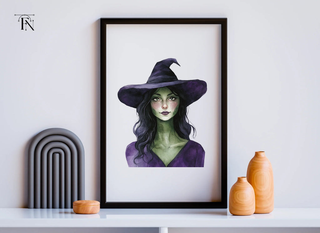 Mysterious Witch Portraits Clipart Bundle