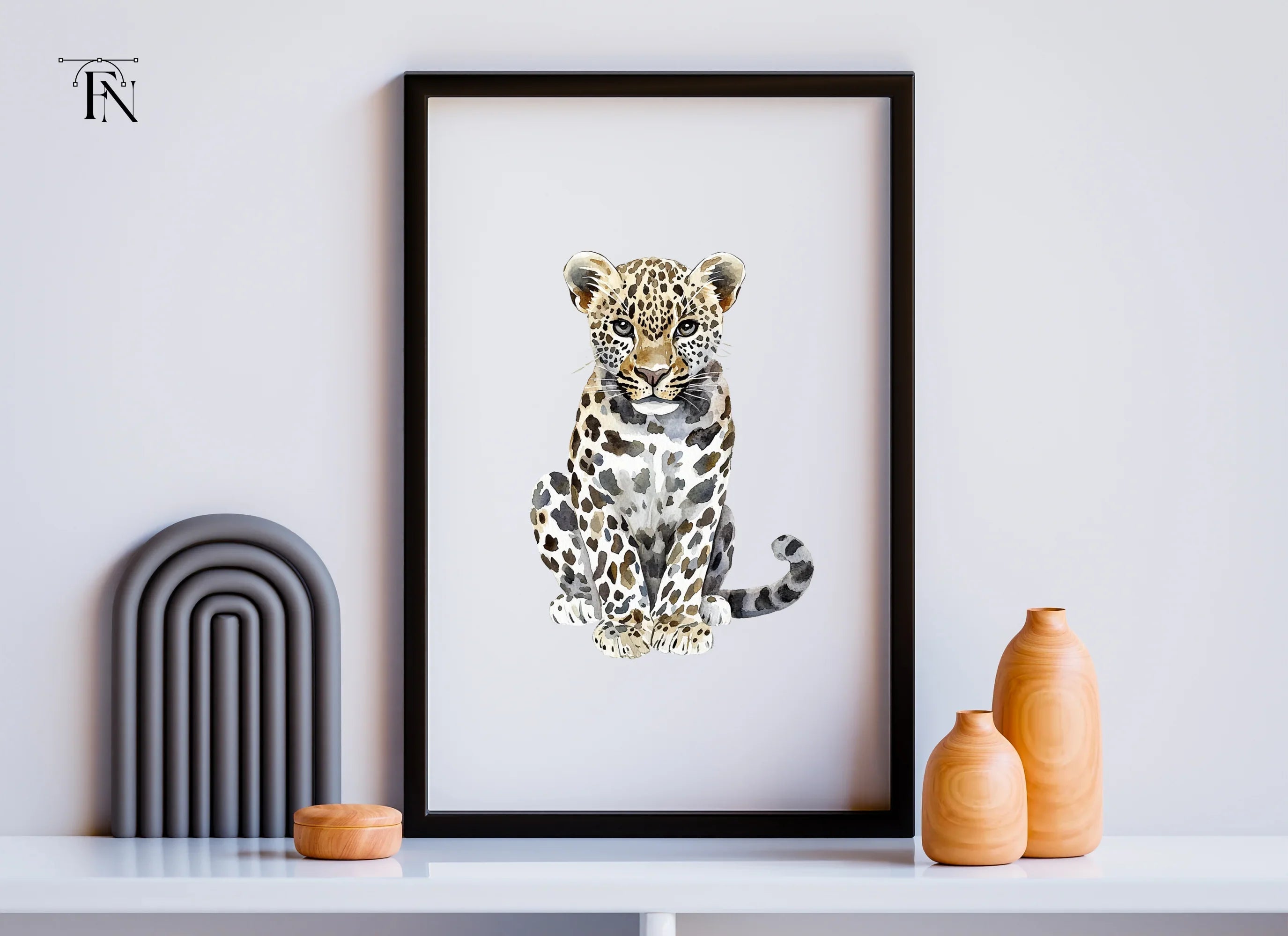 Cute Leopard Clipart Bundle