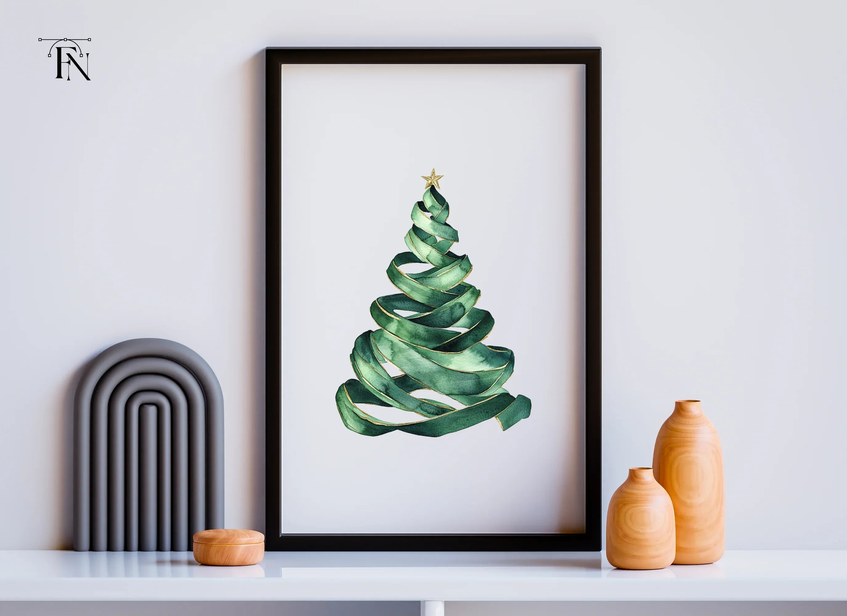 Christmas Tree Clipart Bundle