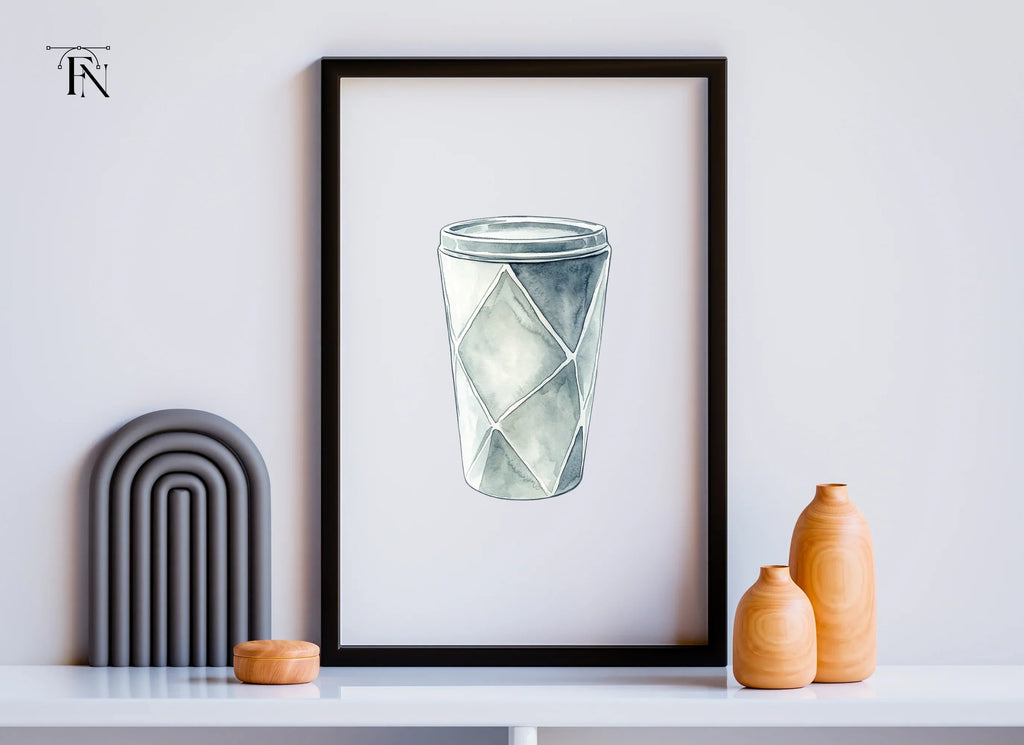 Diamond Pattern Tumbler Clipart Bundle