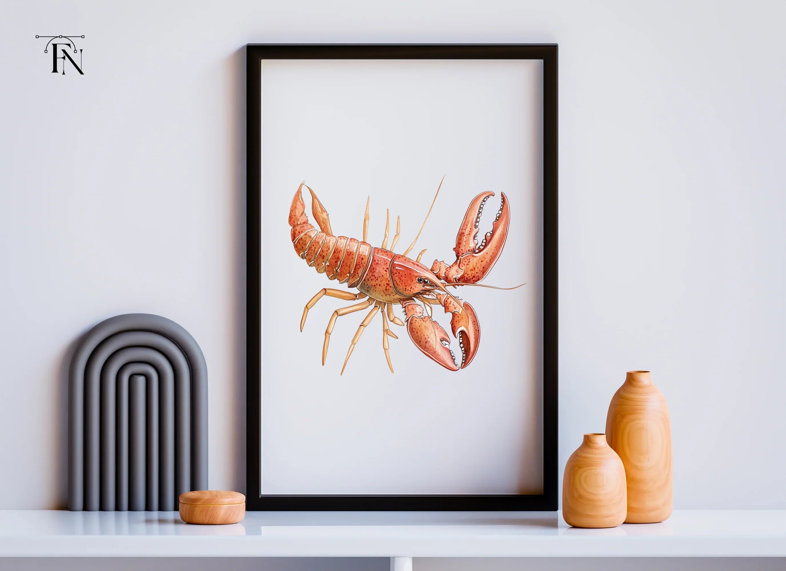 Vibrant Red Lobster Clipart Bundle