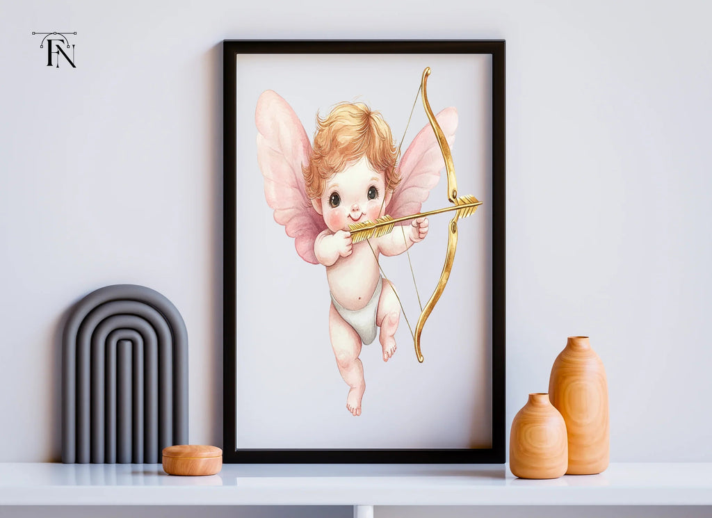 Cute Cupid Valentine Day Clipart Bundle
