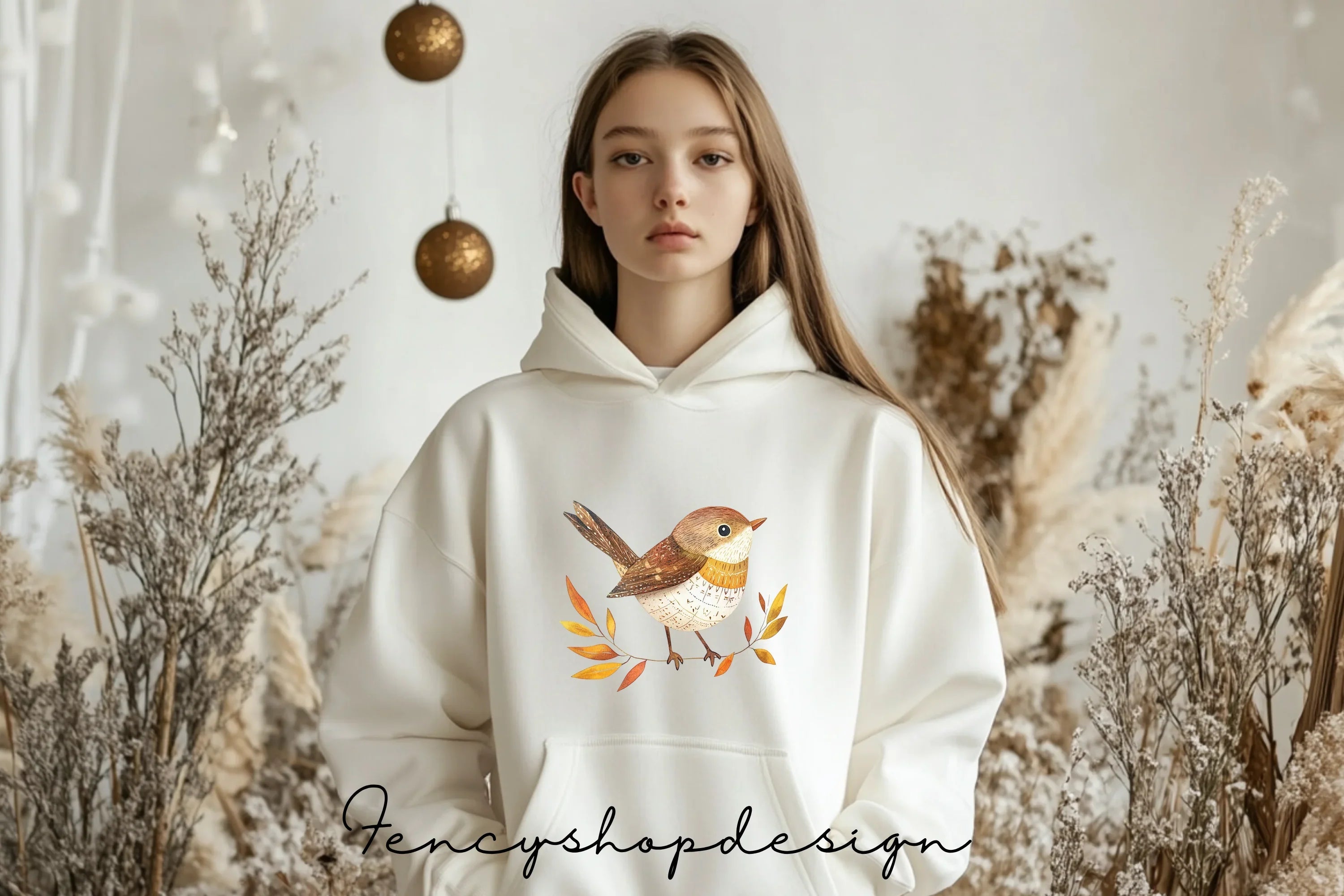 Vibrant Folk Birds Clipart Bundle