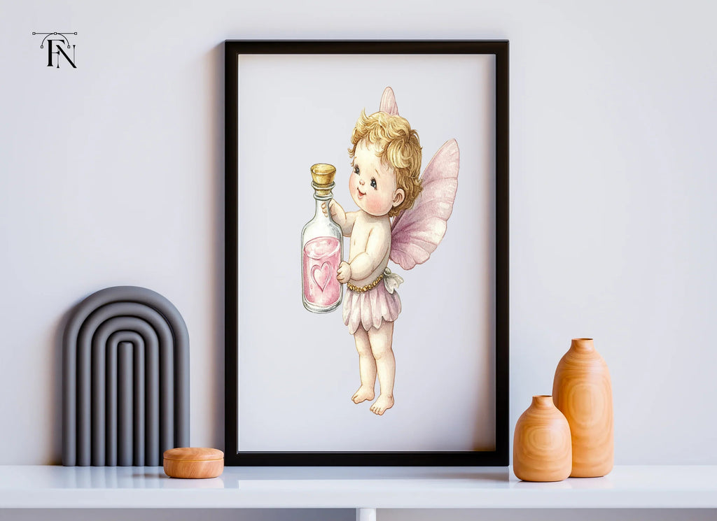 Cute Cupid Valentine Day Clipart Bundle
