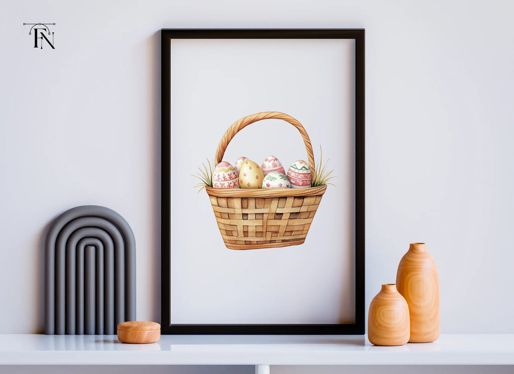 Easter Basket Clipart Bundle