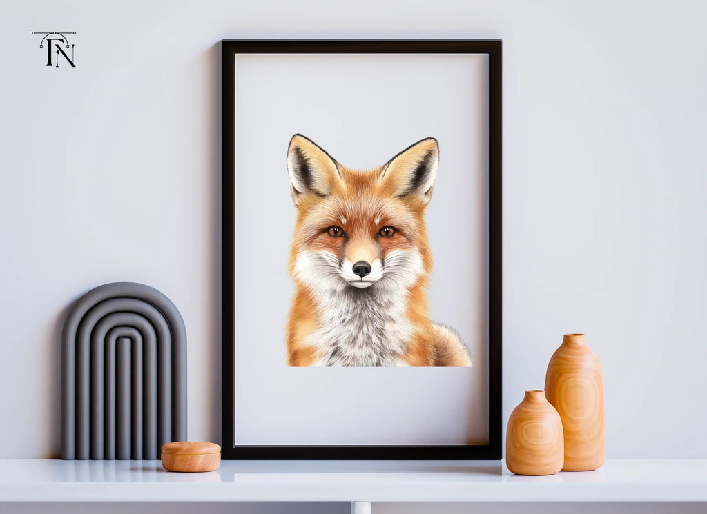 Adorable Fox Portraits Clipart Bundle