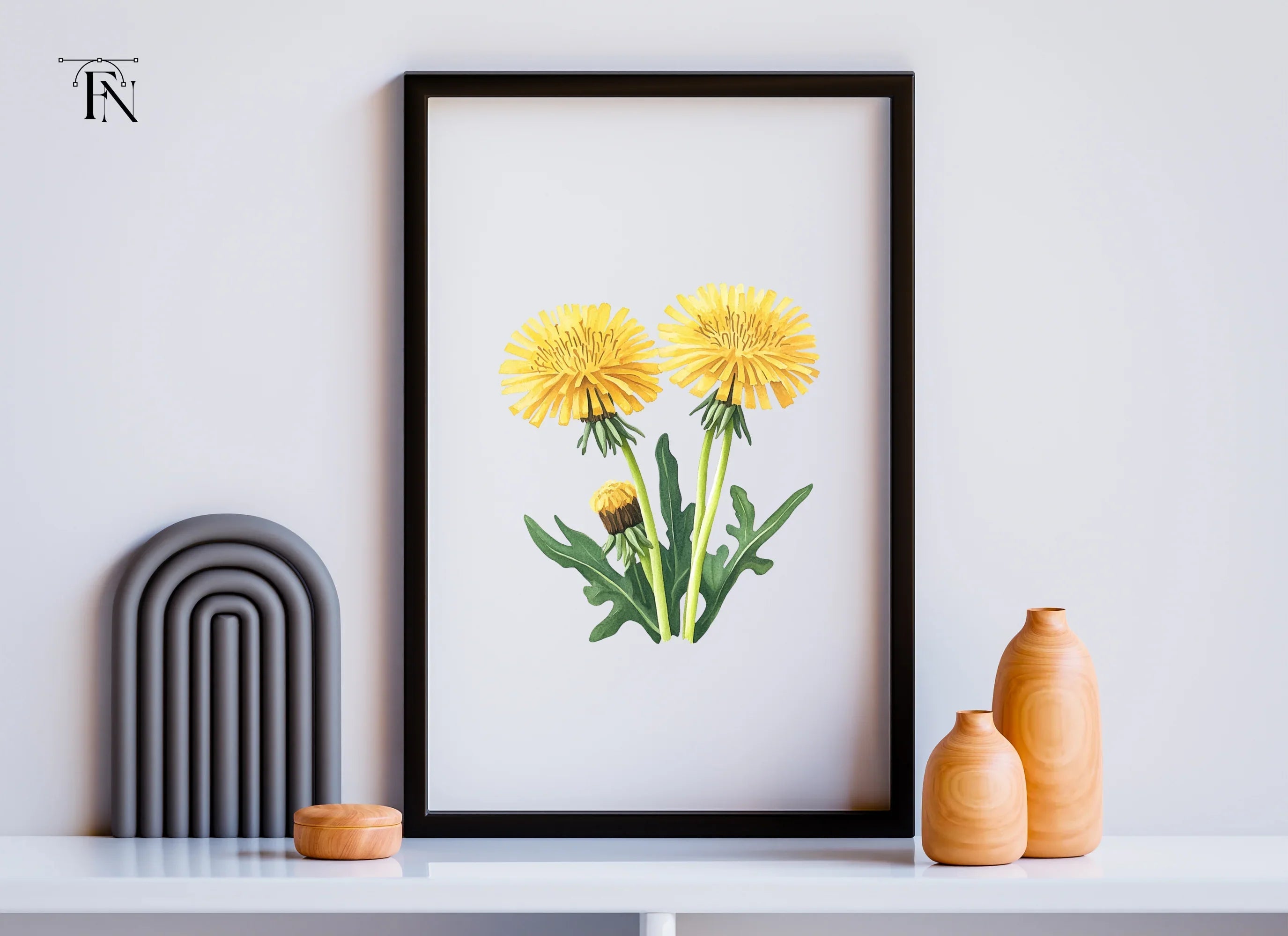Vibrant Dandelion Blossom Clipart Bundle