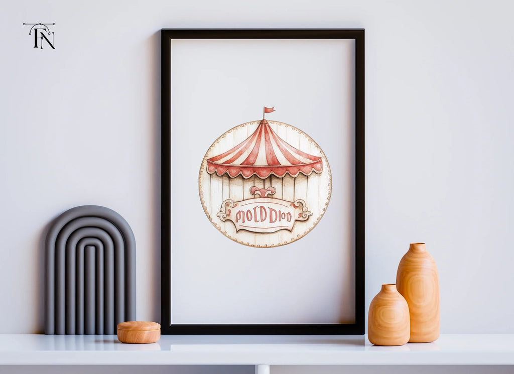 Vintage Circus Tent Clipart Bundle