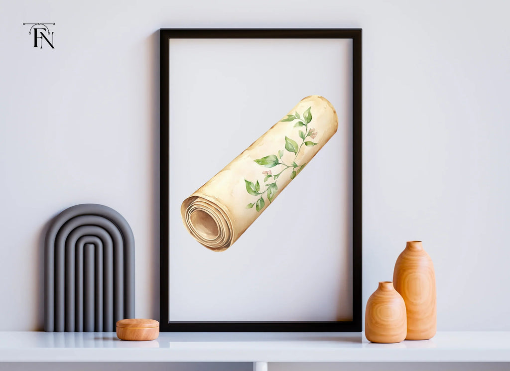 Leaf Scroll Clipart Bundle