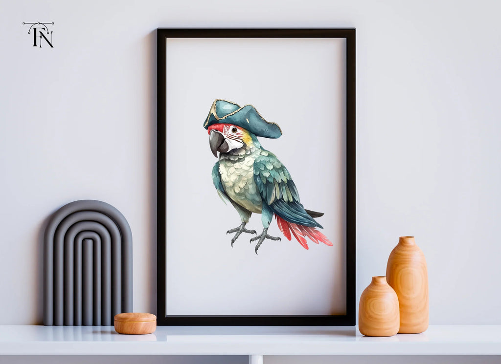 Pirate Parrot Clipart Bundle