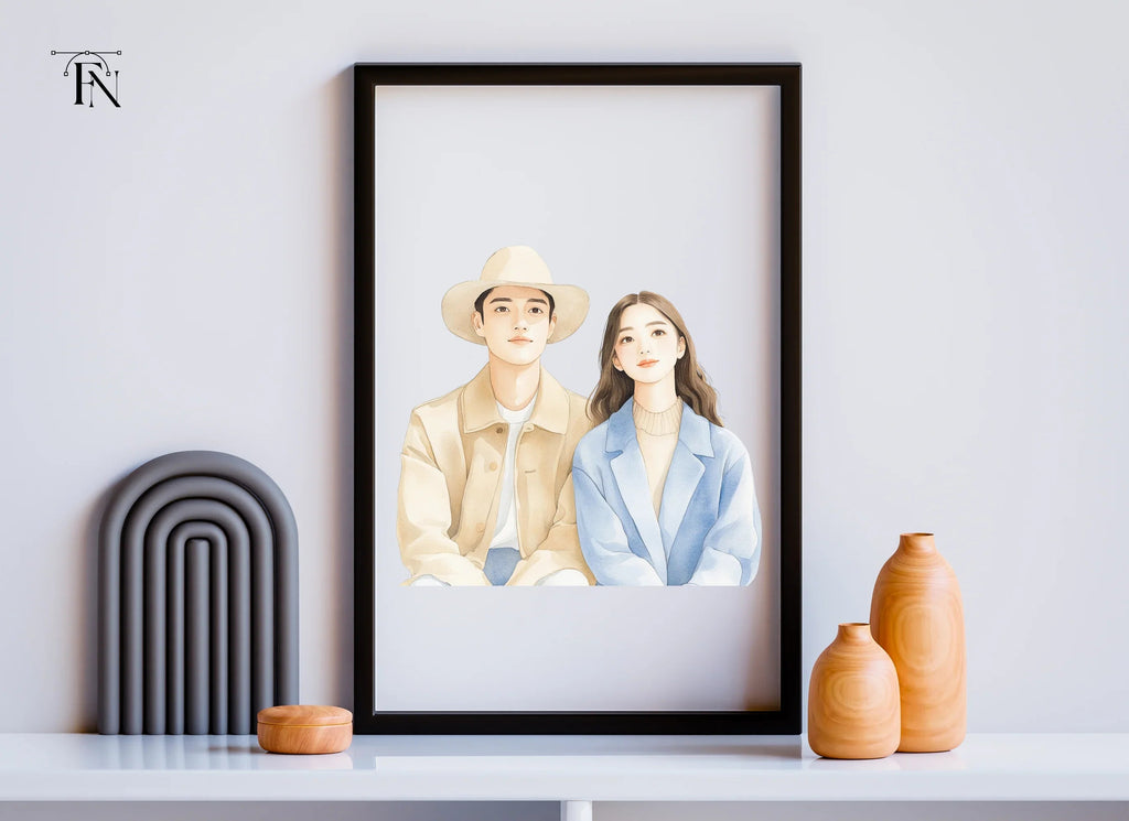 Couple Portrait Clipart Bundle