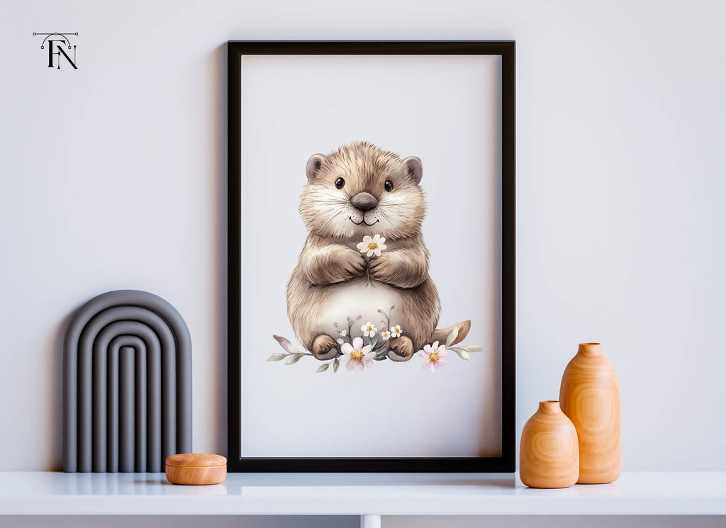 Cute Otter Clipart Bundle