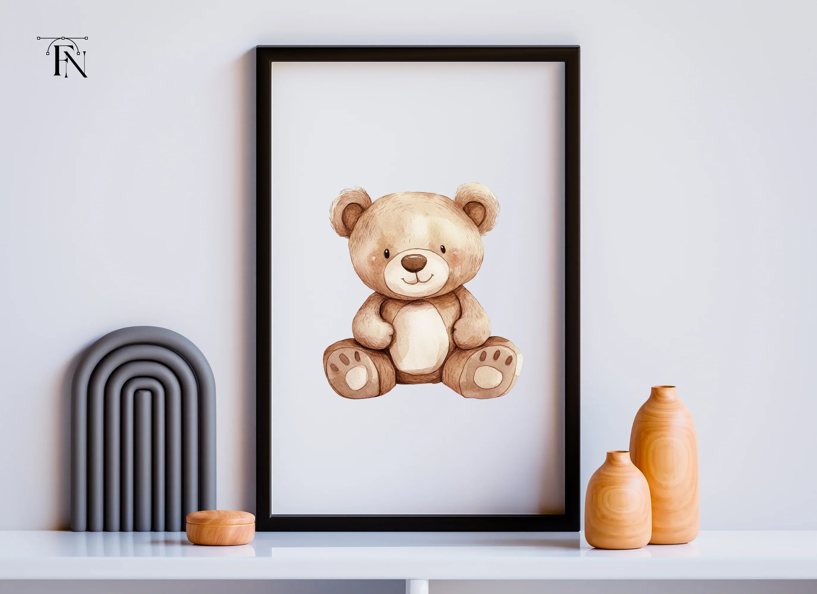 Cute Teddy Bear Clipart Bundle