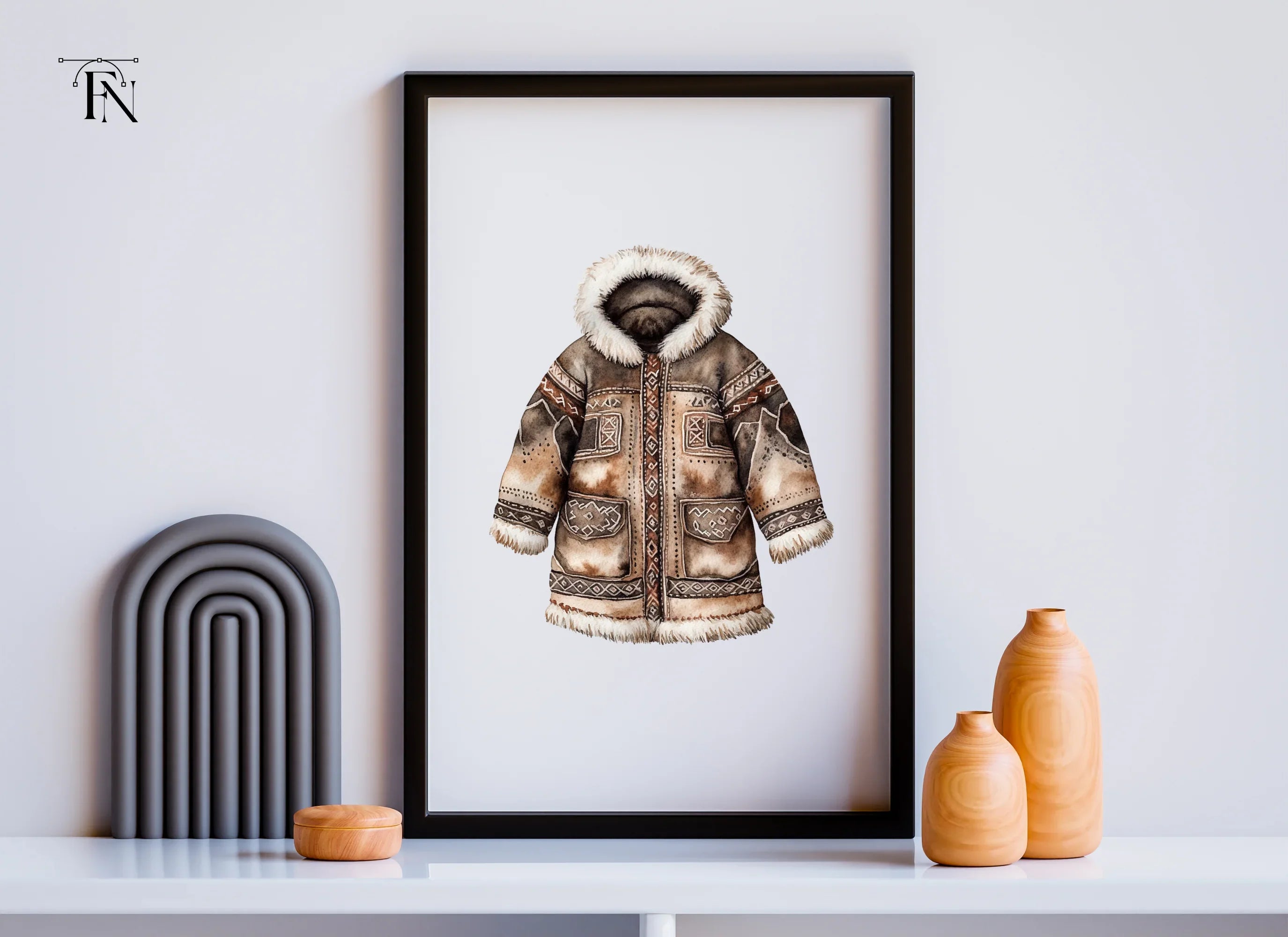 Winter Parka Clipart Bundle