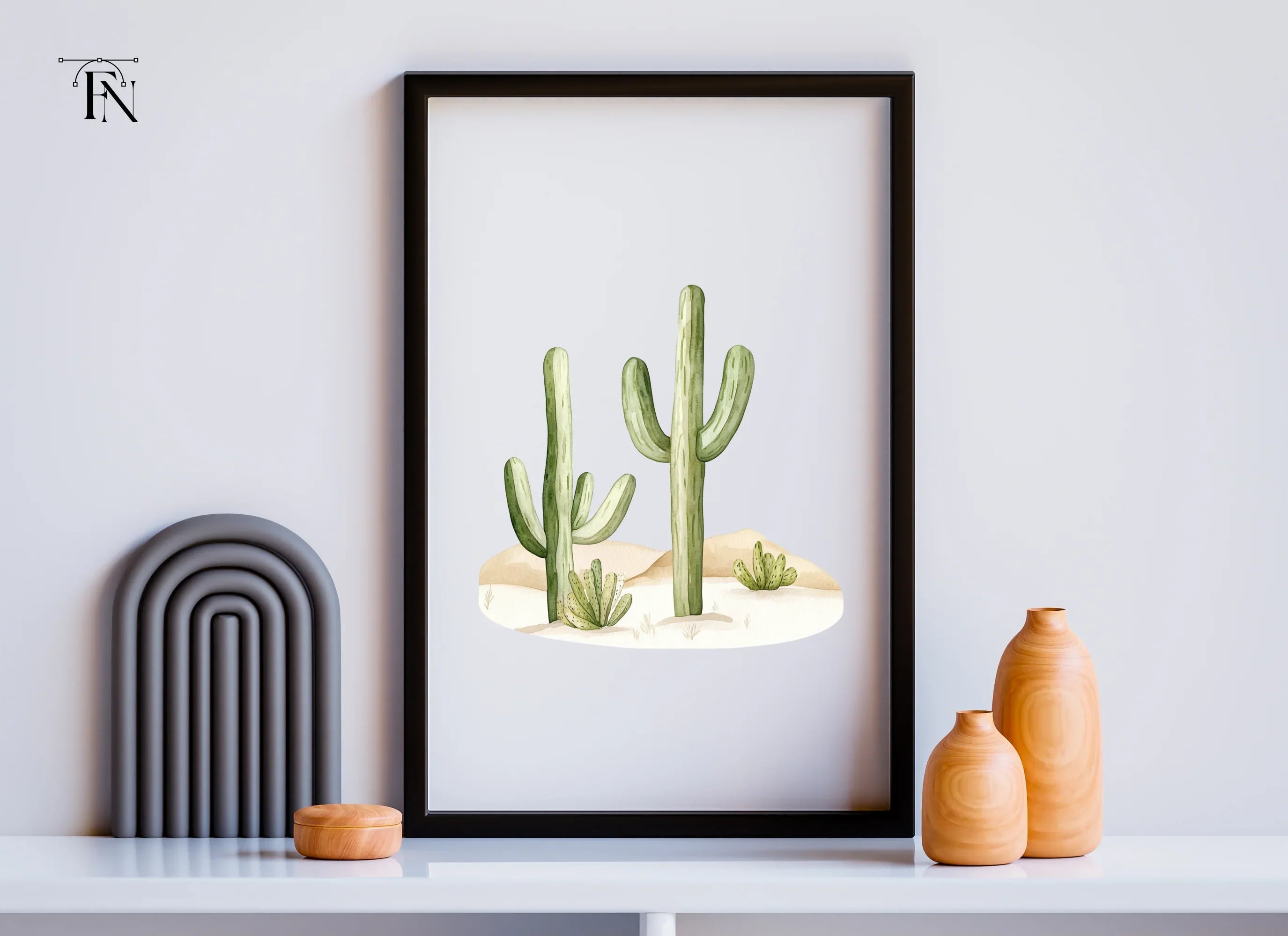 Desert Cactus Clipart Bundle