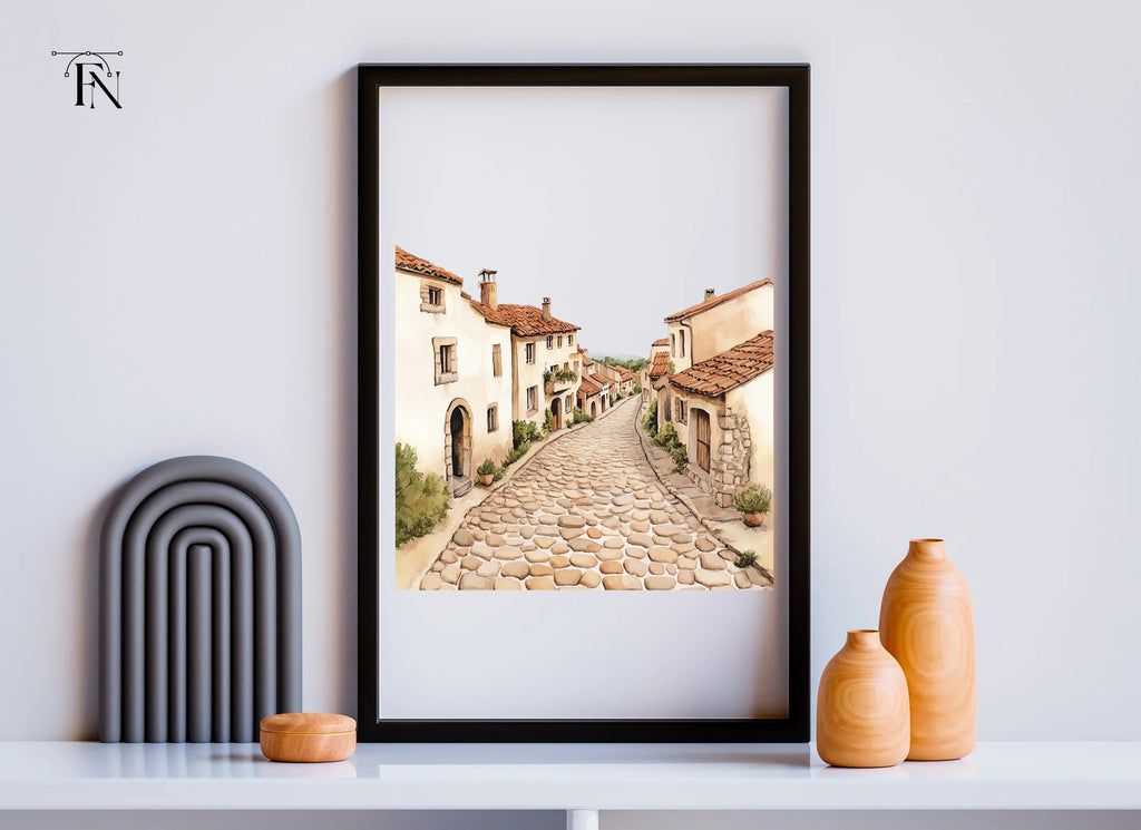 European Village Street Clipart Bundle