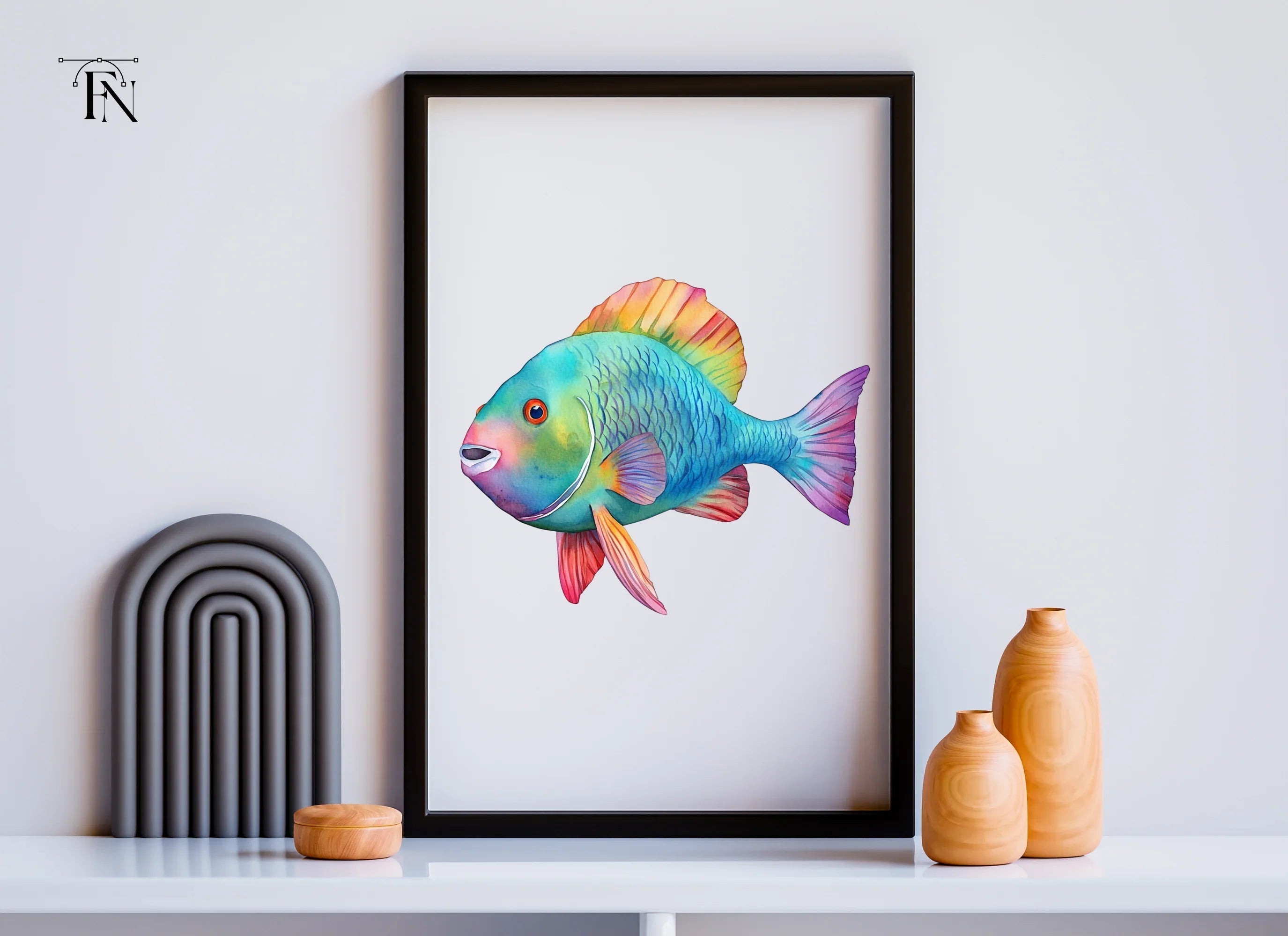 Vibrant Tropical Fish Clipart Bundle