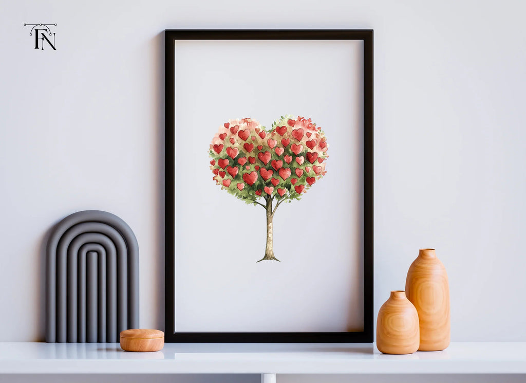 Heart Tree Clipart Bundle