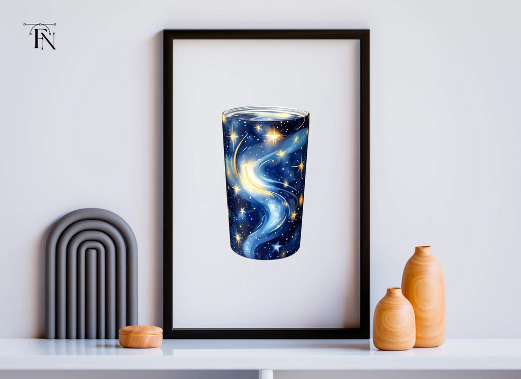 Cosmic Tumbler Clipart Bundle