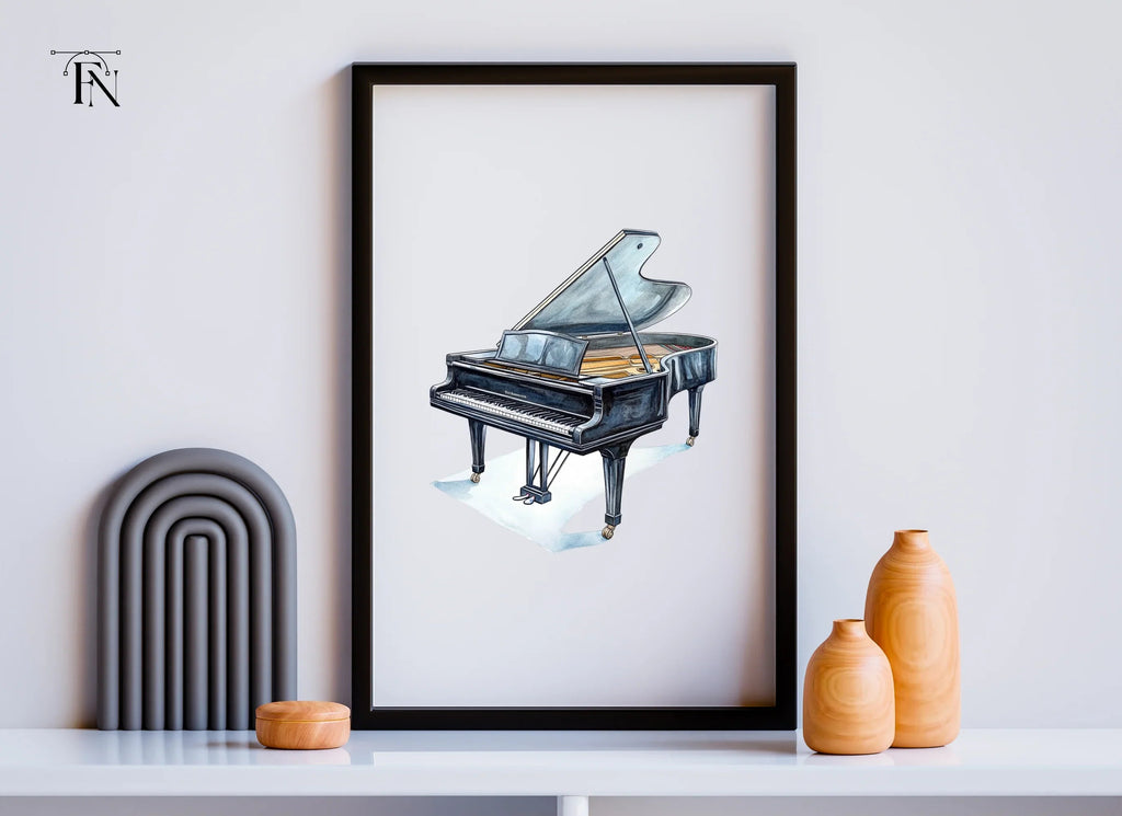 Grand Piano Clipart Bundle