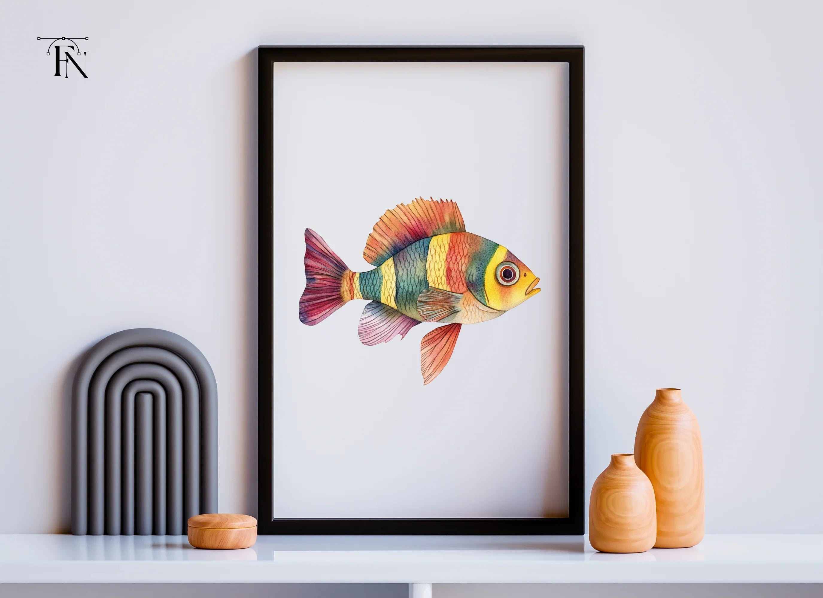 Vibrant Tropical Fish Clipart Bundle