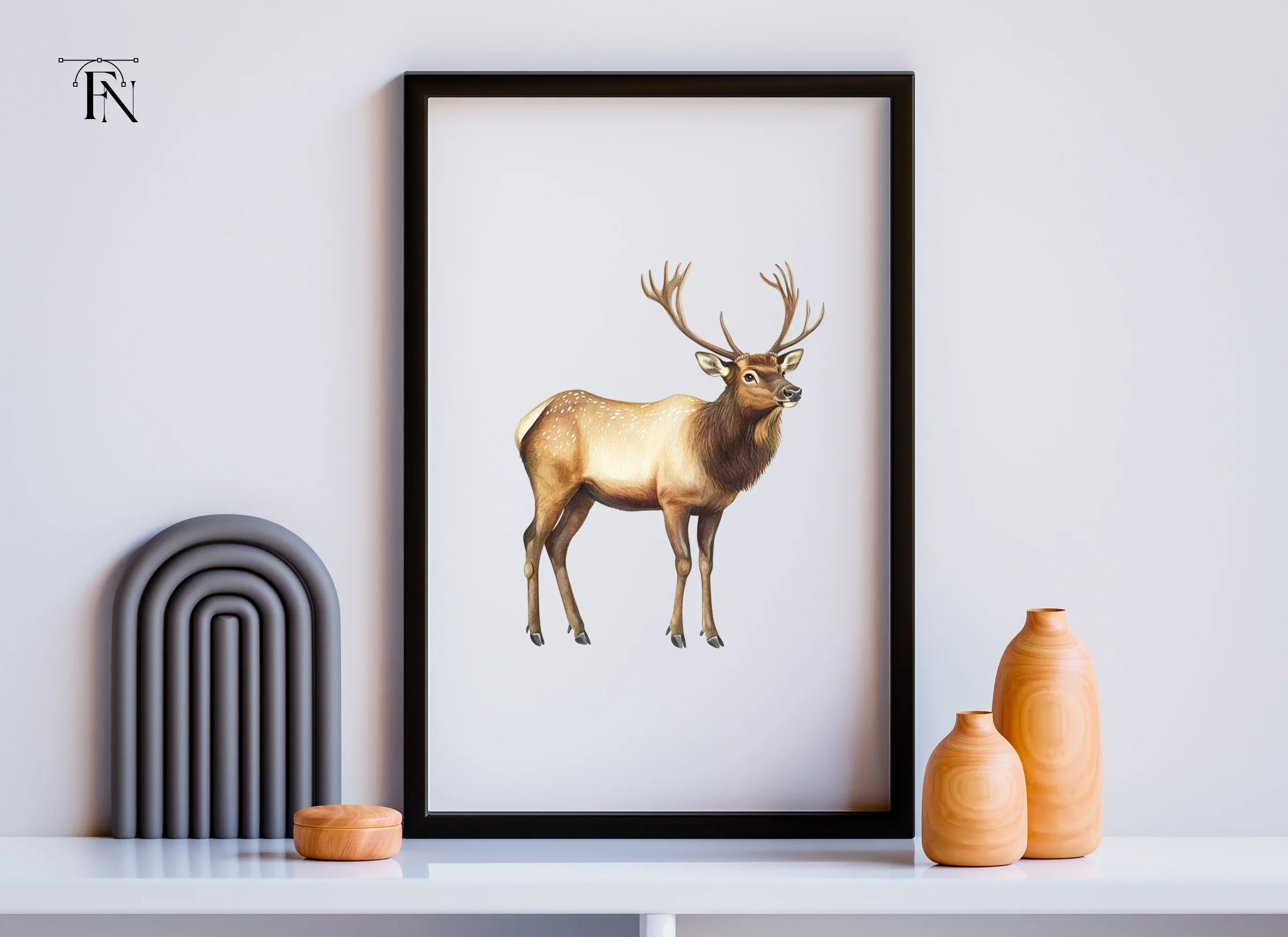 Majestic Elk Clipart Bundle