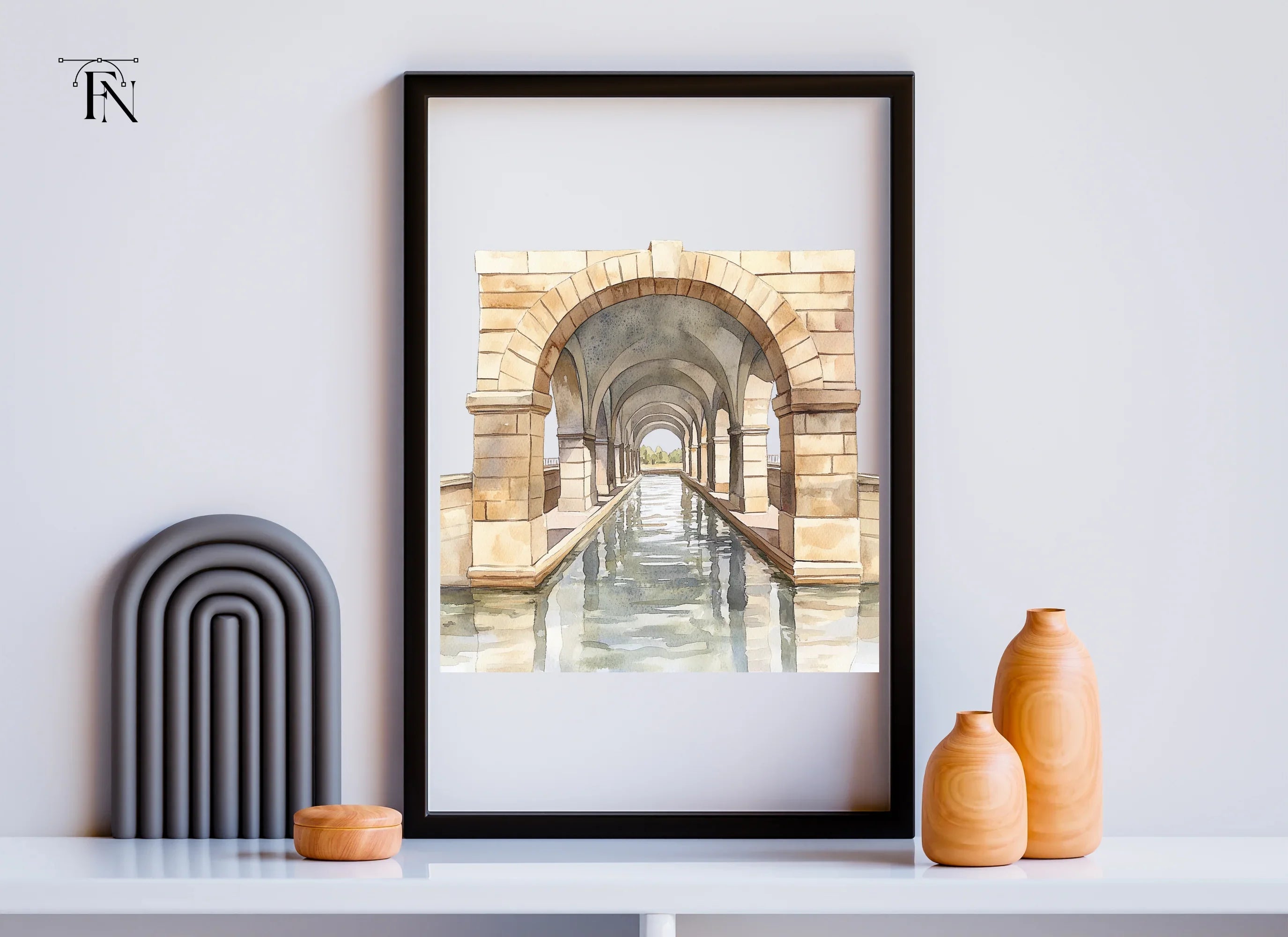 Aqueduct Archway Clipart Bundle