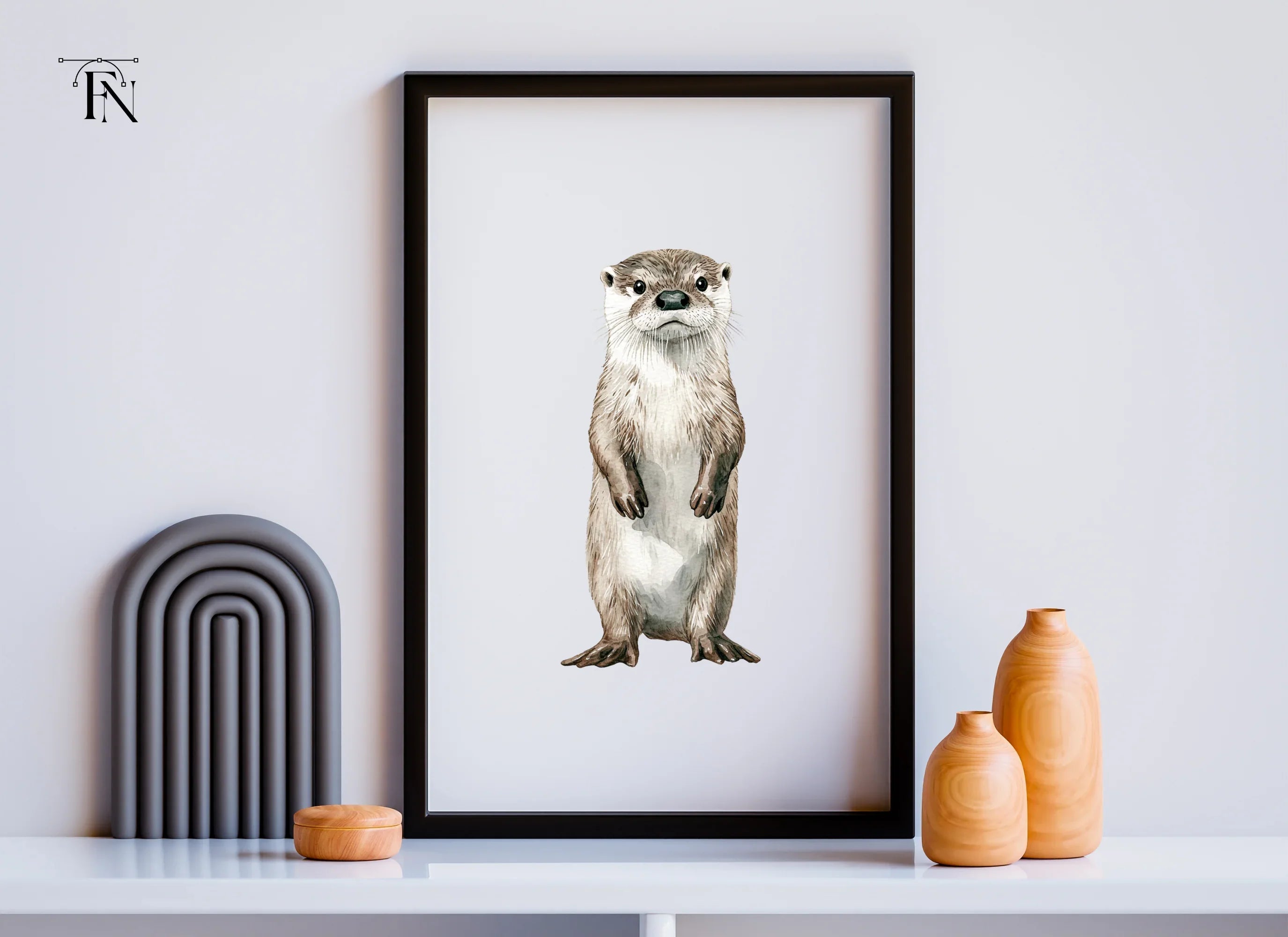 Cute Otter Clipart Bundle